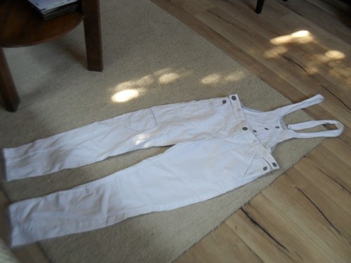 Jeanslatzhose dkny weiß gr - ,