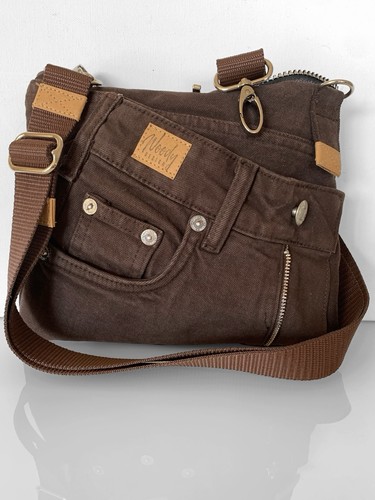 Denimbag braune jeanstasche - braune,