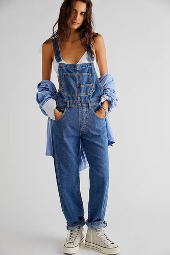 Jeans latz hose damen - hose,