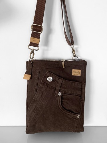 Braune jeanstasche drei - jeanstasche,