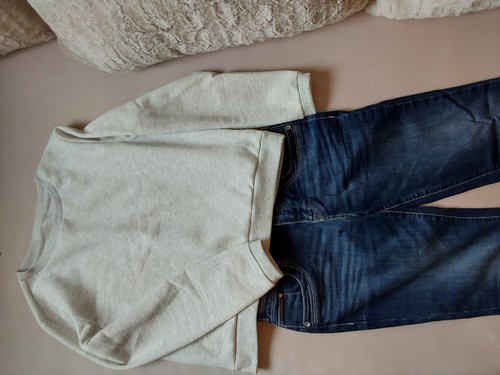 Damejeans und sweatshirt gr - sweatshirt,