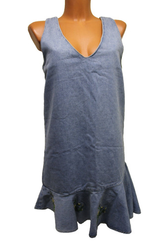 Jeanskleid trägerkleid 36 - s,