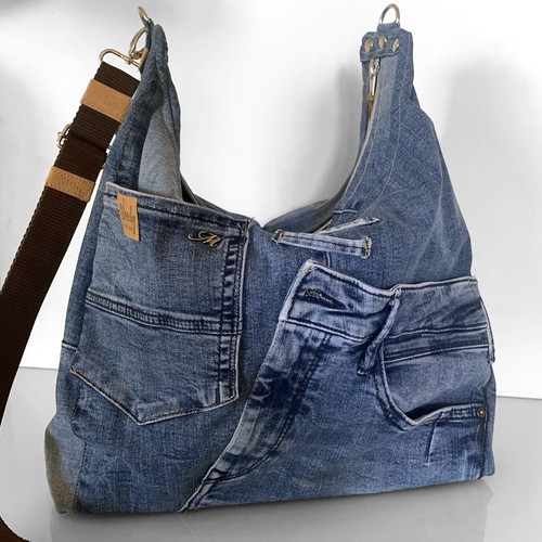 Jeanstasche big denim bag - big,