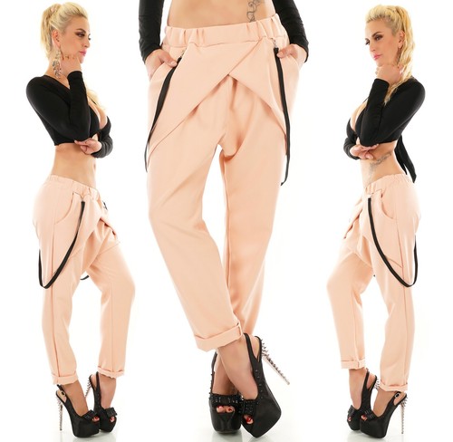 Damen hose harem stoffhose - hose,
