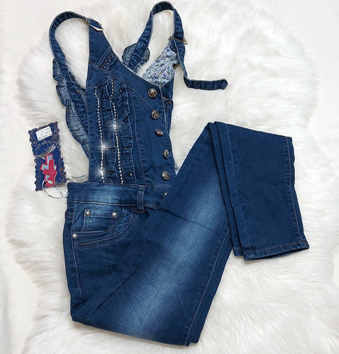 Damen latzjeans jeans overall - latzjeans,